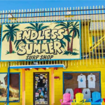 front view of the endless summer surf shop